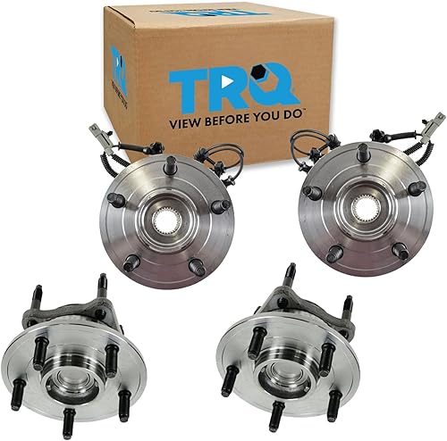 Vista 731 de TRQ Juego de 2 rodamientos y bujes de rueda trasera izquierda y derecha compatible con Ford Expedition 2007-2010 Lincoln Navigator 2007-2010