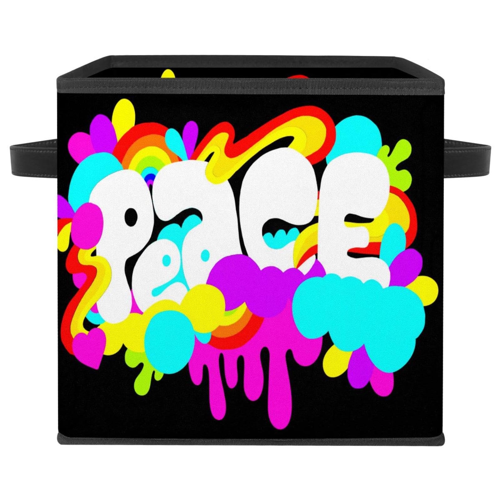 Boîte de rangement pliable en tissu cube pour placard de maison et chambre moderne