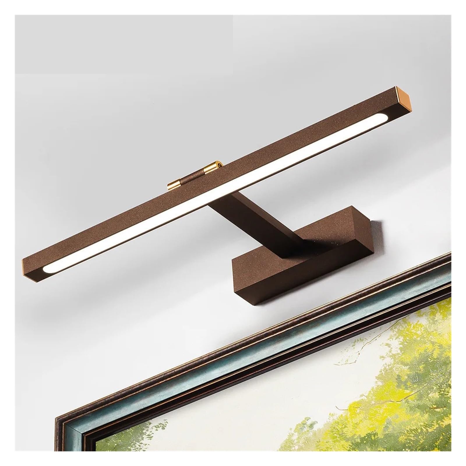Bild Füllbeleuchtung LED Toilette Badezimmer Spiegel Lampen, Wand Lampe for Make-Up Schlafzimmer Wohnzimmer Garderobe Leuchte LED Vanity Lichter Vollständige Abdeckung(Warm 3000K,White 60CM)
