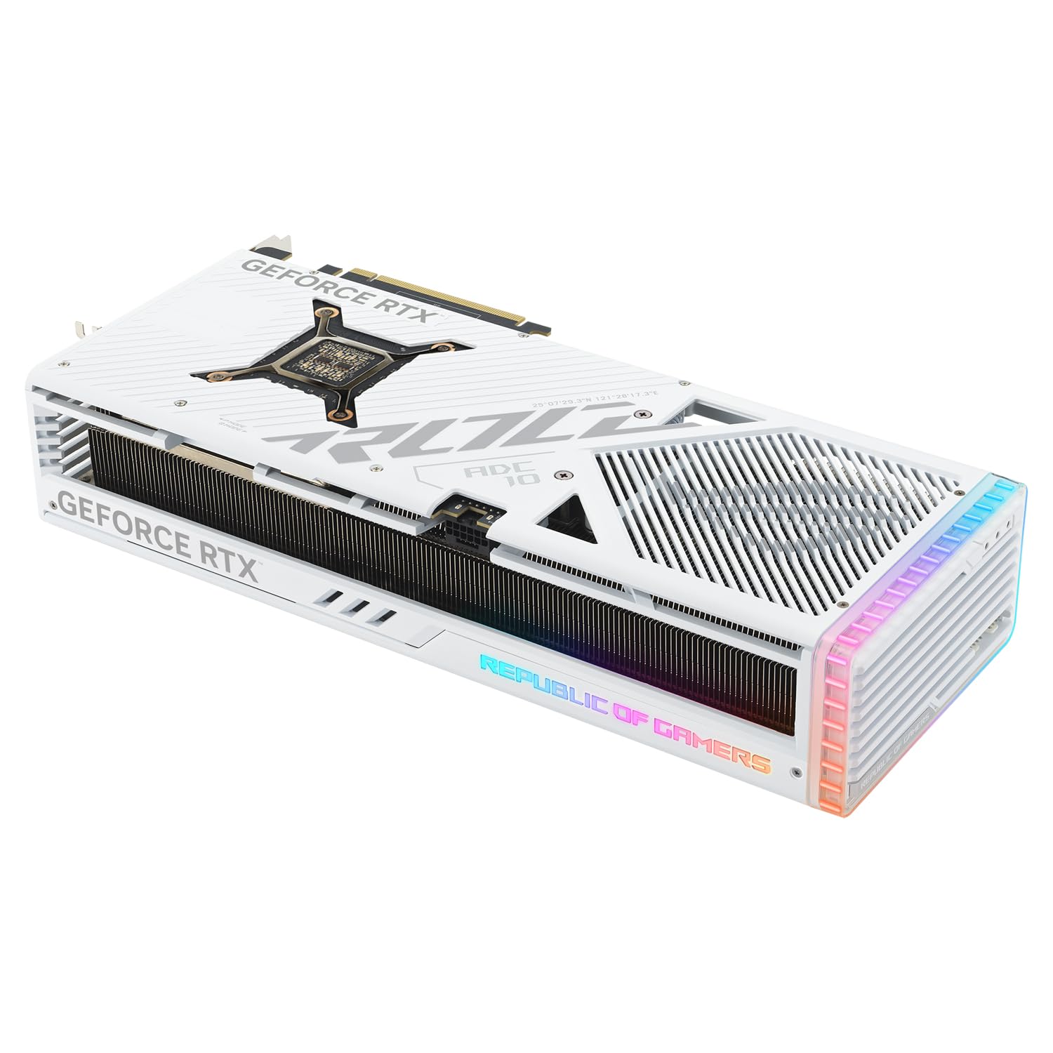 ASUS ROG Strix NVIDIA GeForce RTX 4080 SUPER OC Edition Scheda Grafica 16 GB GDDR6X, 256 Bit, PCIe 4.0, HDMI, DisplayPort, Bianco, ROG-STRIX-RTX4080S-O16G-WHITE