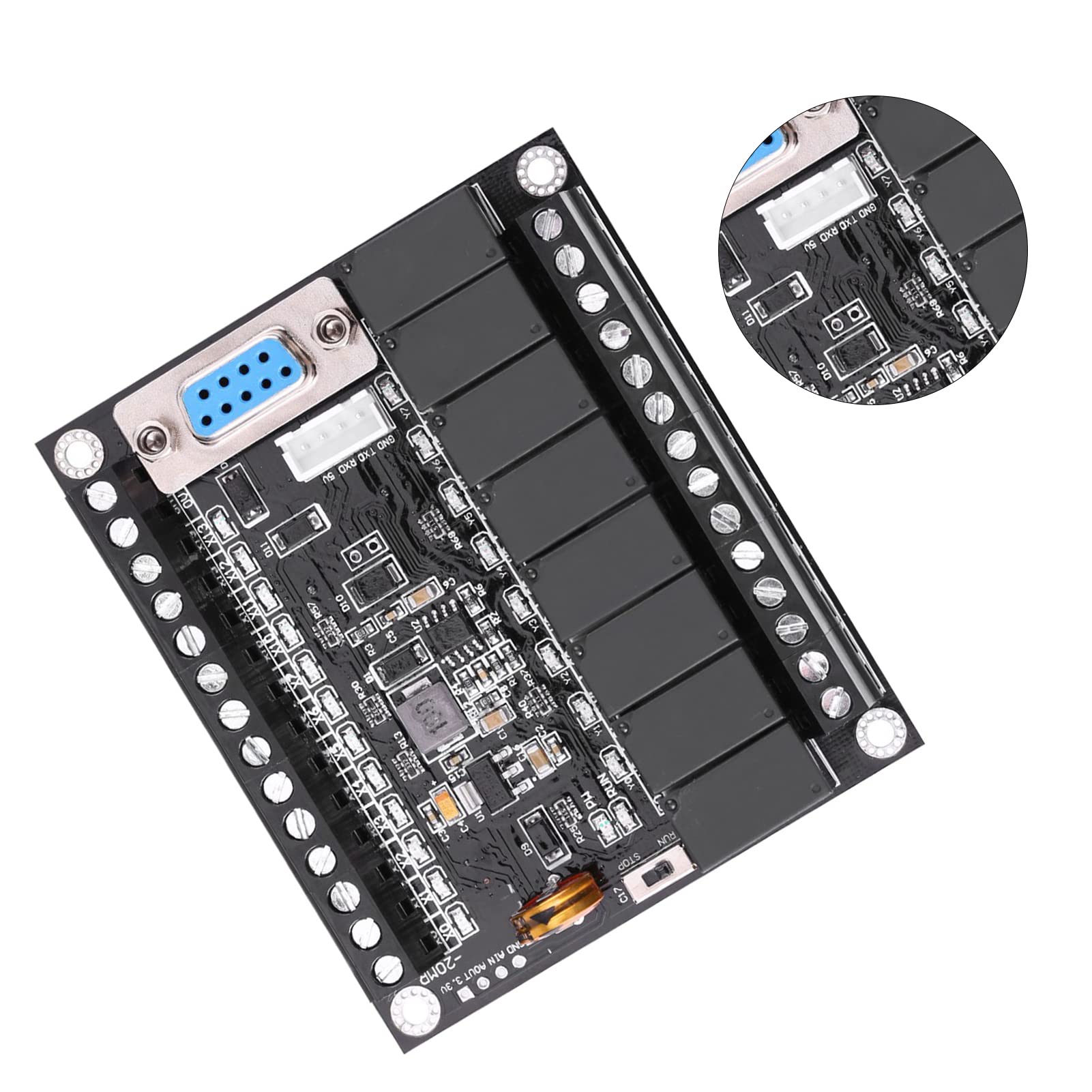 1 Pcs Module Automate Programmable Logique Contrôleur De Relais 24V DC FX1N-20MR pour Automatisation Industrielle
