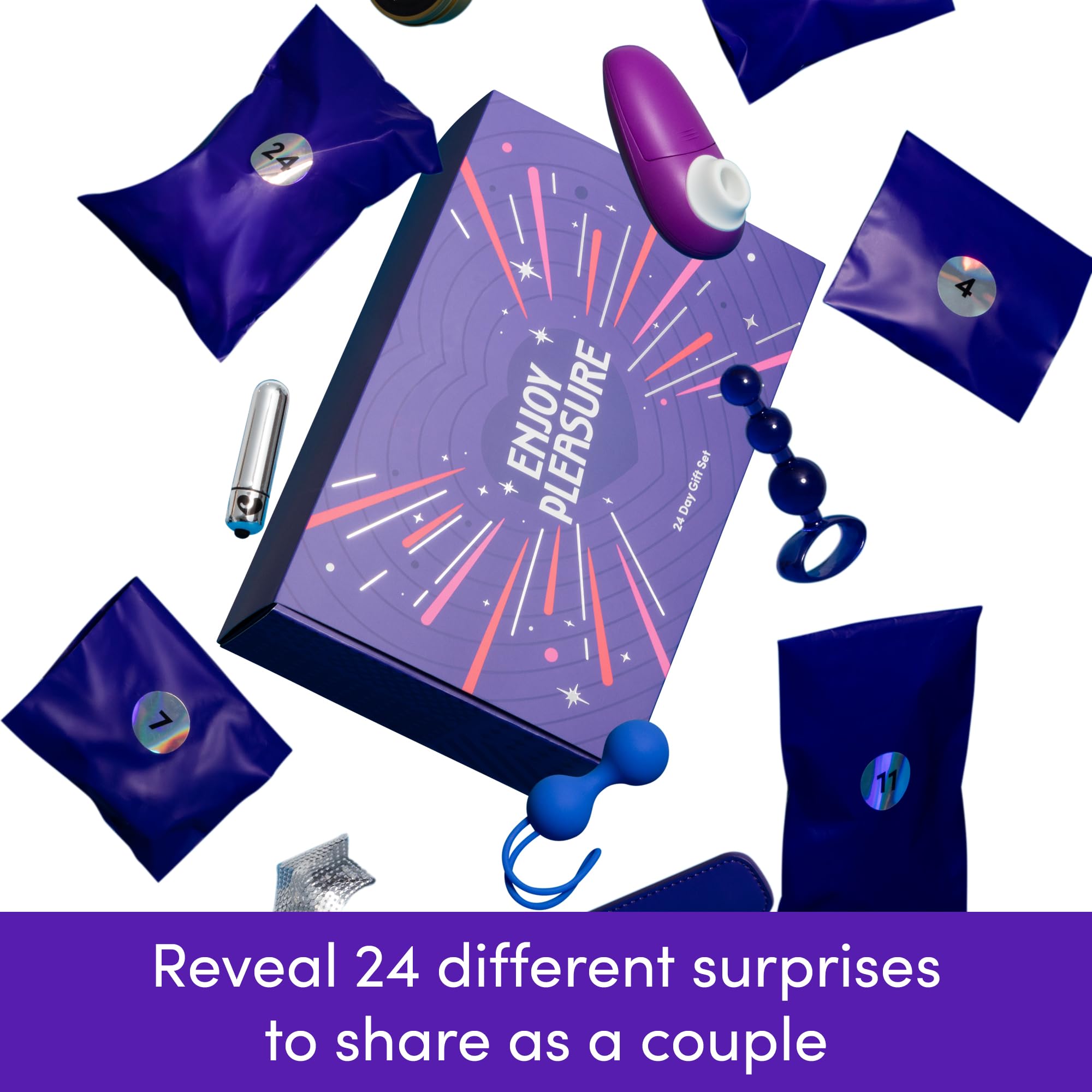 Amazon.com: Womanizer Enjoy Sex Toy Advent Calendar 2025 | 24 Day Couples Adult  Sex Toy Kit Gift Set