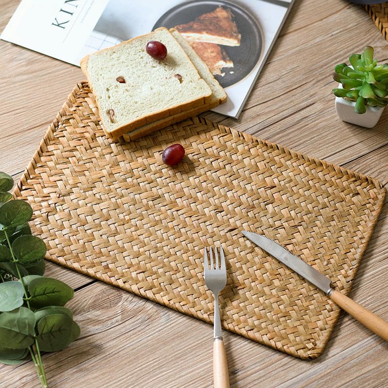Sets de table en jacinthe d'eau pour des repas conviviaux