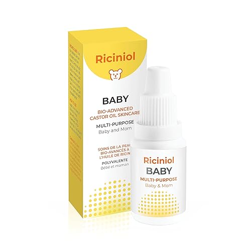 Aceite de ricino multiusos para bebé y mamá, ungüento de aceite de ricino bio-avanzado, protección de la piel pura y natural, hipoalergénico, aceite