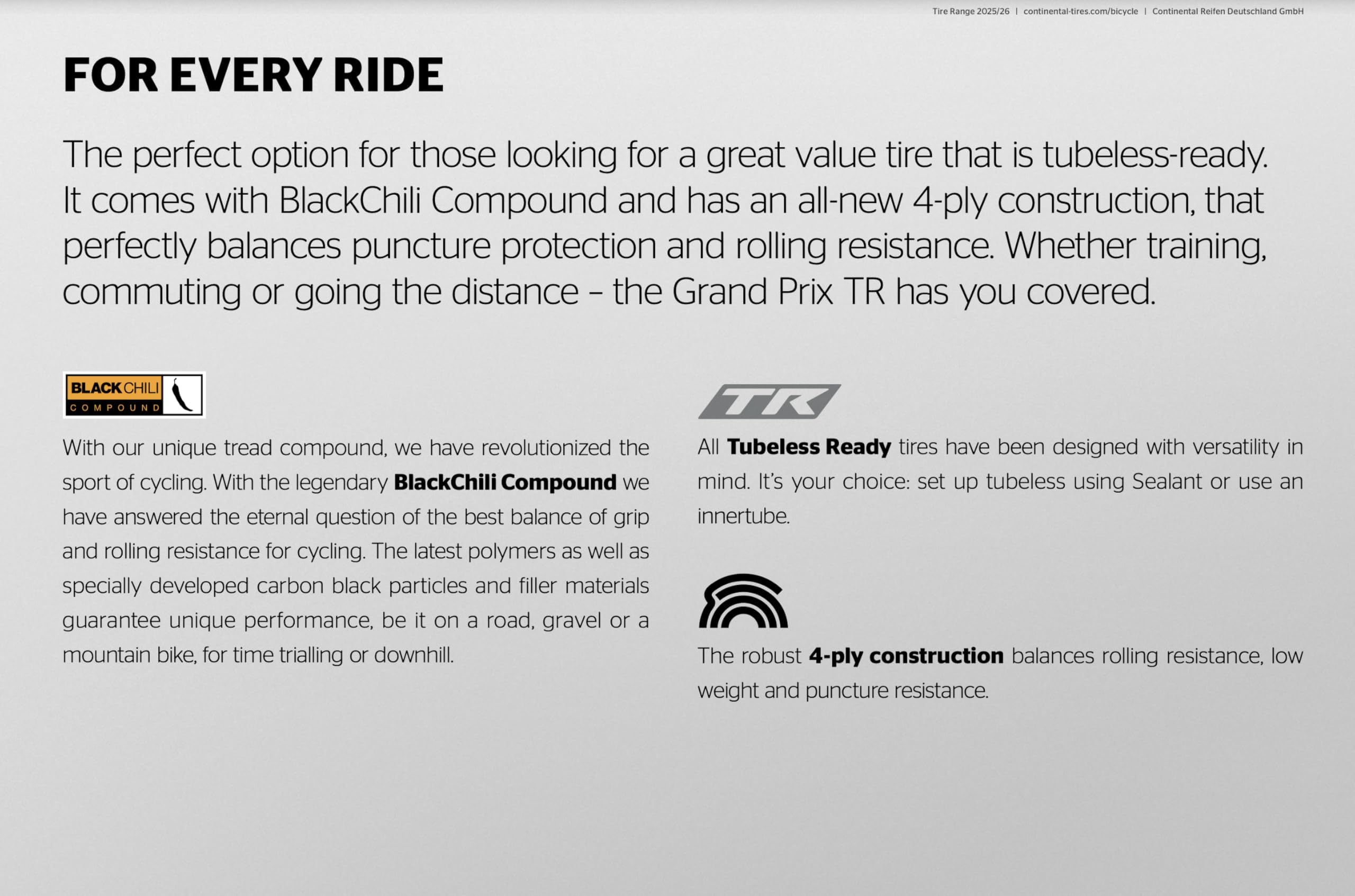 Amazon | コンチネンタル(Continental) ロードタイヤ Grand Prix TR
