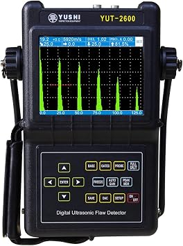 YUSHI YUT-2600 Portable Ultrasonic Flaw Detector, DAC, Weld Detection, Two Probes, Data Logger