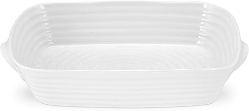 Portmeirion Sophie Conran White Small Handled Rectangular Roasting Dish