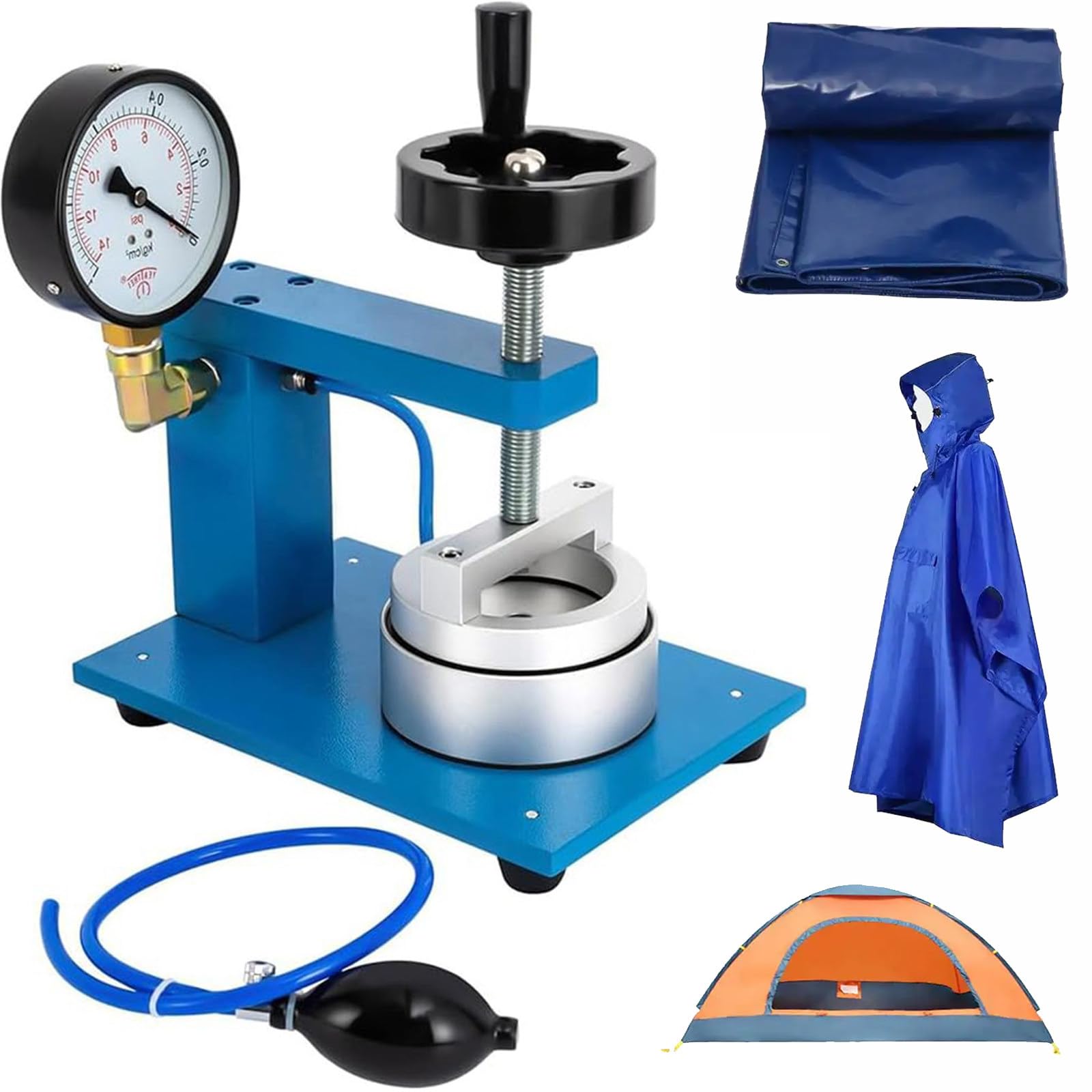 Probador de presión hidrostática de tela impermeable de 2.9 PSI para ensayos de laboratorio