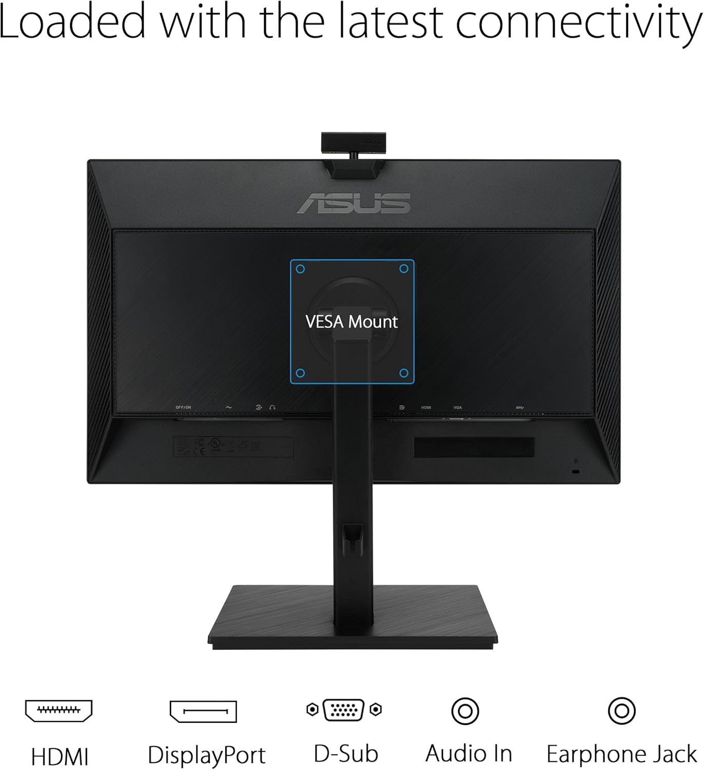 ASUS BE24EQSK Video Conferencing Monitor 23,8 Full HD IPS Frameless, Webcam Full HD, Mic Array, Stereo Speakers, Design Ergonomico,HDMI,Eye Care,Filtro Luce Blu,Flicker Free,Montabile a parete ASUS BE24EQSK Video Conferencing Monitor 23,8 Full HD IPS Frameless, Webcam Full HD, Mic Array, Stereo Speakers, Design Ergonomico,HDMI,Eye Care,Filtro Luce Blu,Flicker Free,Montabile a parete