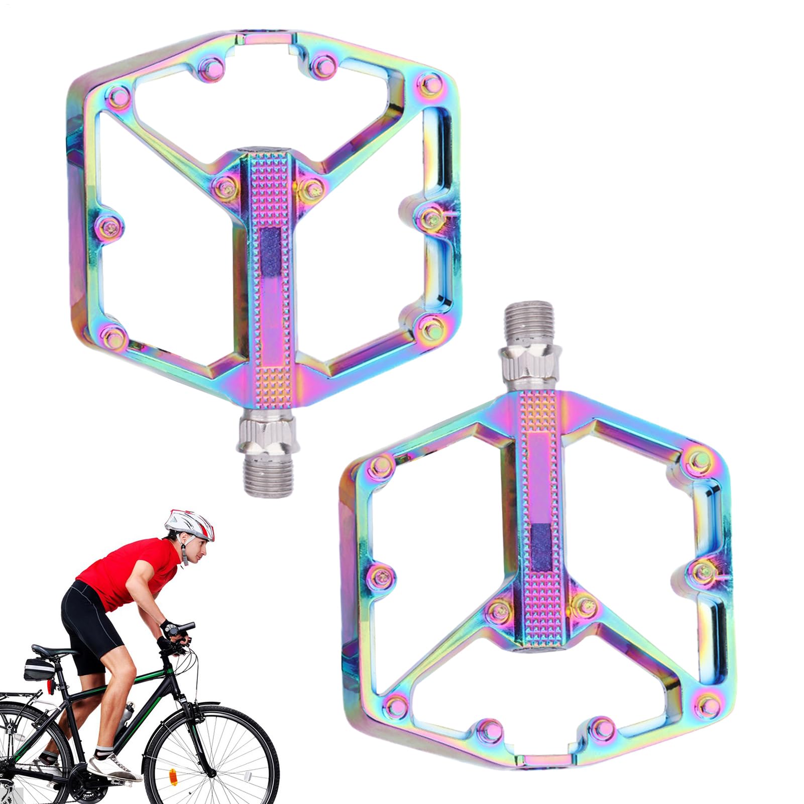 Montaña Pedales - Reemplazo ligero con DU Rodamiento - Montaña Pedales Para Viajes,Para Al Aire Libre Ciclismo Viajes Senderismo Deporte Conducción Entrenador Hombres Mujeres