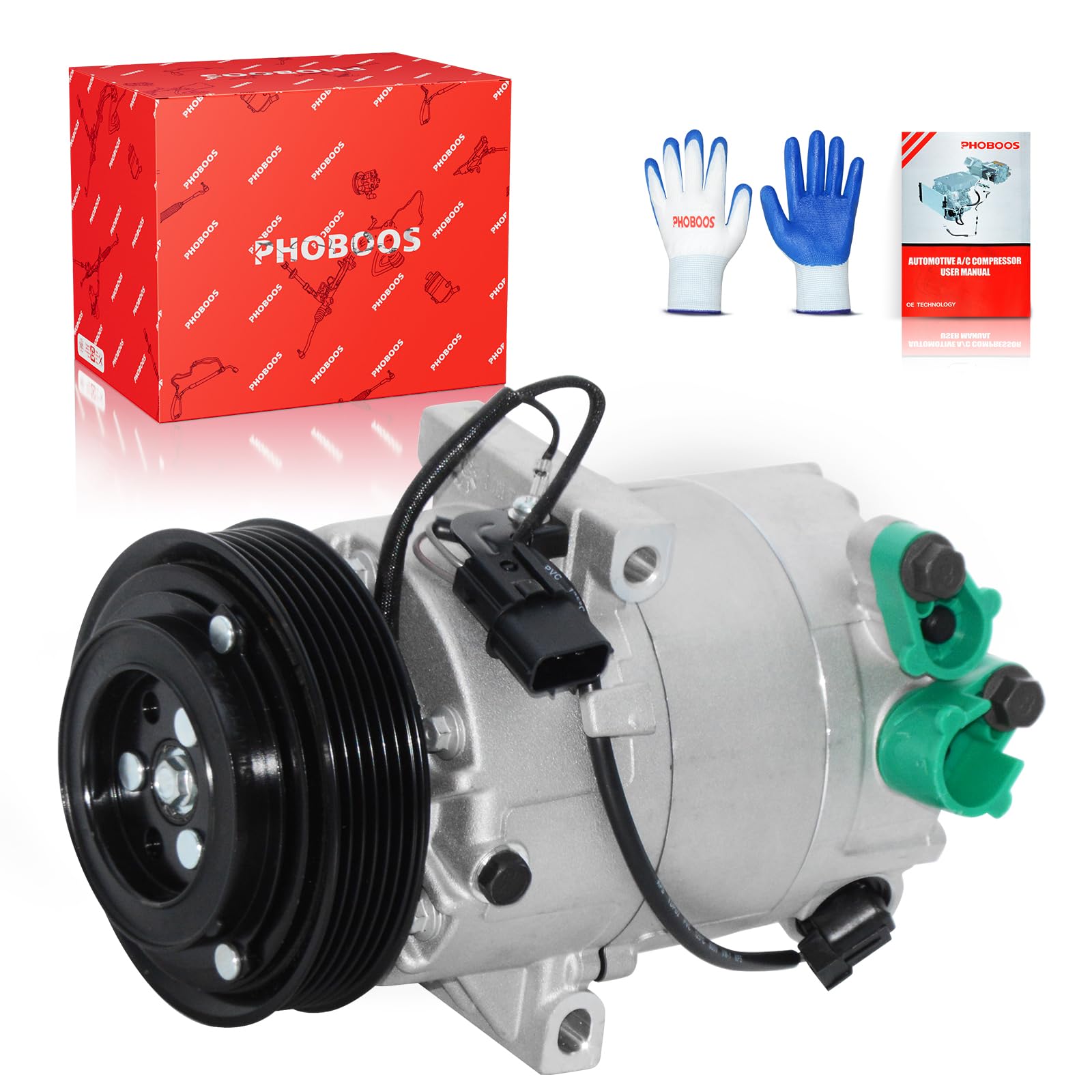 Photo 1 of PHOBOOS A/C Compressor w/ Clutch for Hyundai Elantra 2011-2013