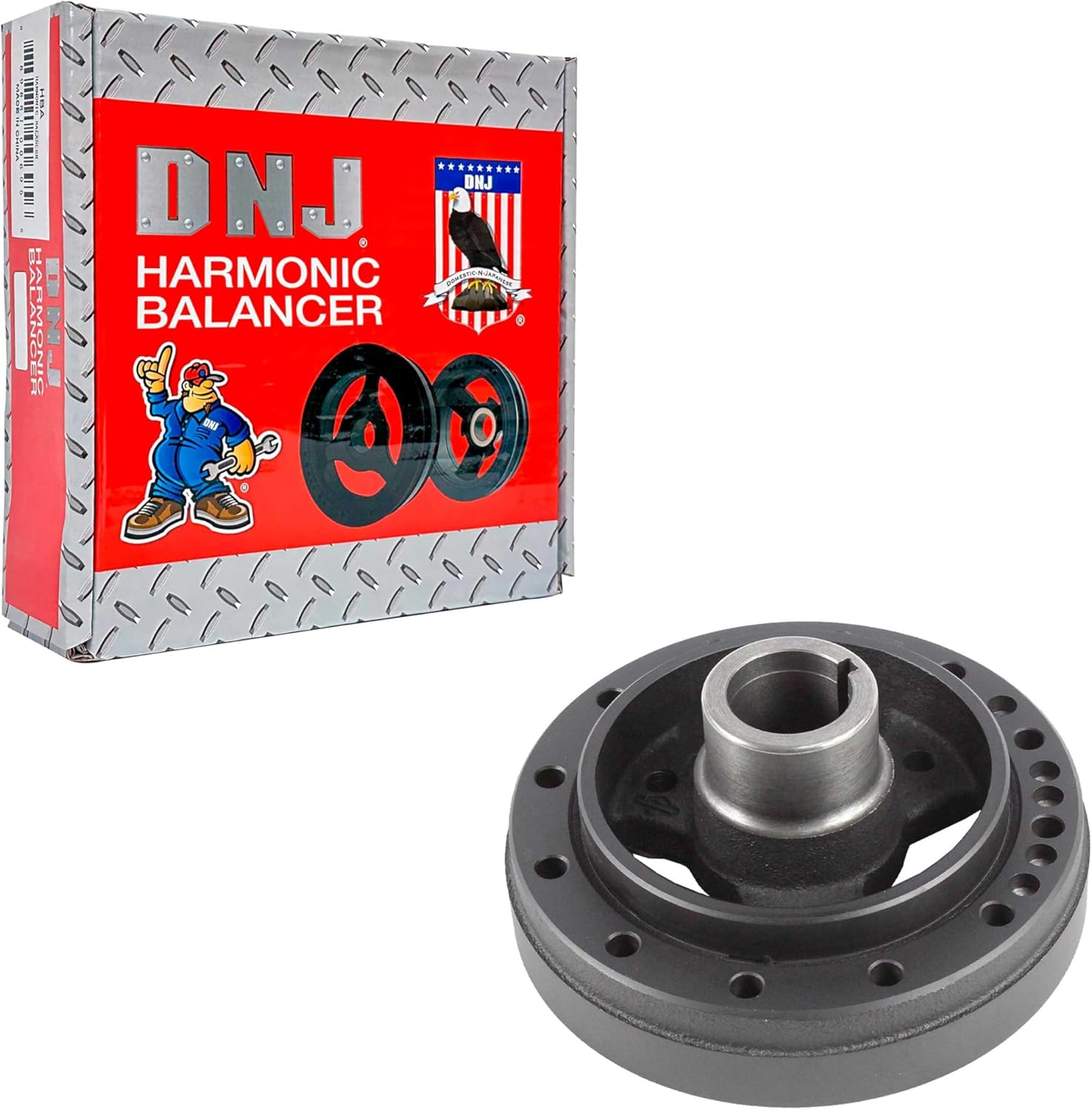 DNJ HBA1047 Harmonic Balancer for 1987-1996 Chevrolet, GMC, Oldsmobile Astro, Bravada, C1500 4.3L V6 12V OHV 262cid