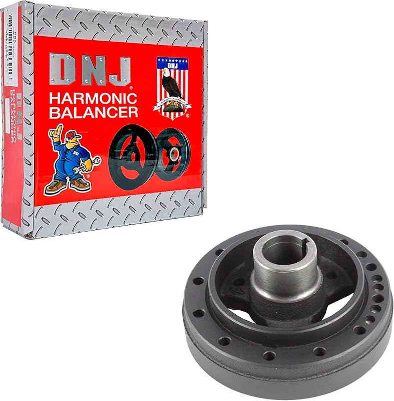 Damper harmônico DNJ HBA1047 para Chevrolet, GMC e Oldsmobile 4.3L V6 – 1987 a 1996