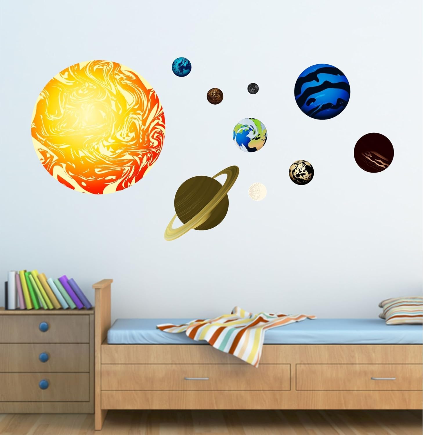 Various Full Colour Solar System Wall Sticker Art Vinyl