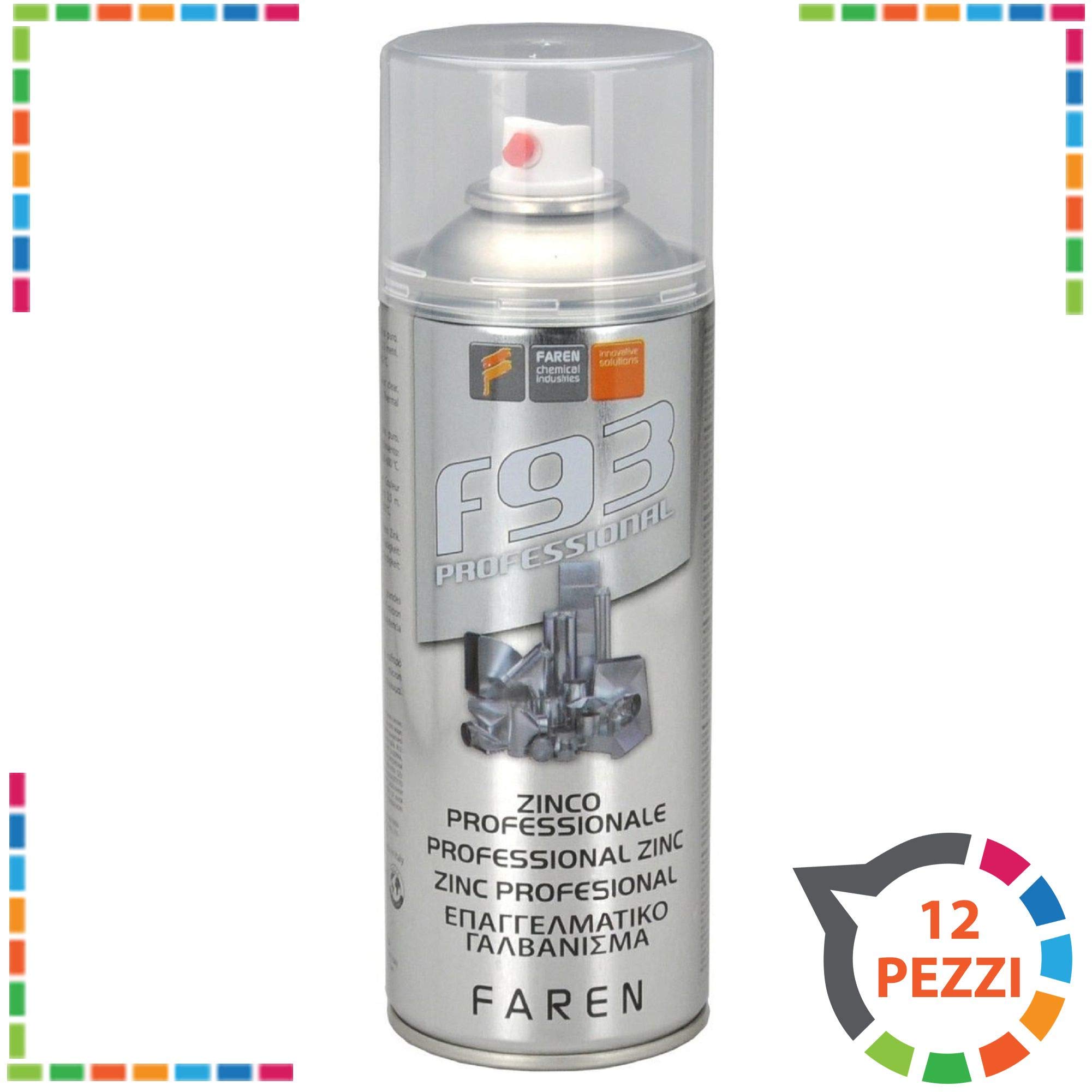 Aerosol Zinc profesional 98% F 93 400 ml unidades – 12