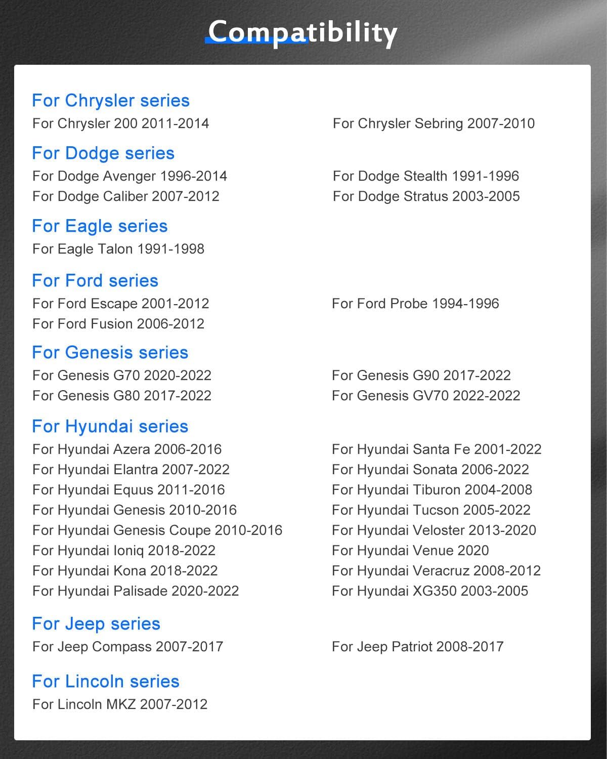 ECCPP 5x4.5 to 5x4.5 Wheel Spacers hubcentric 2 inch 5x114.3mm 5 lug Fit for Jeep Compass 2007-2017 | for Jeep Patriot 2008-2017-4PCS