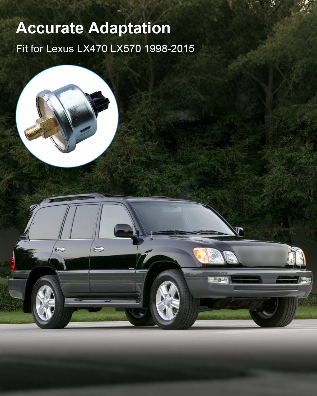 Engine Oil Pressure Sensor Switch Fit for Lexus LX470 LX570 Toyota Land Cruiser Sequoia Tundra 1998-2015 Replace 201-1763 2011763