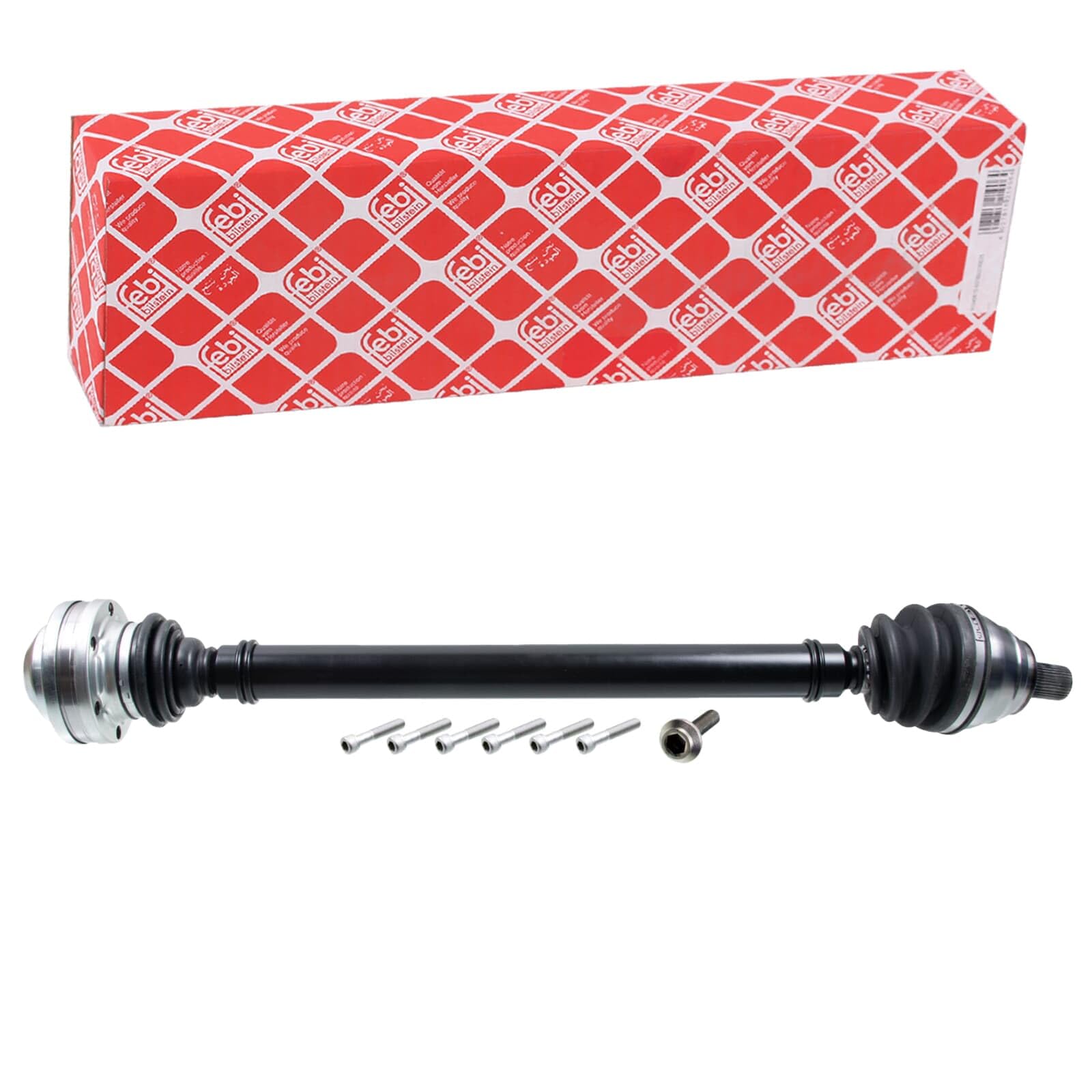 FEBI BILSTEIN Albero motore/Semiasse 181212 Compatibile con: AUDI A3, A3, A3 Cabriolet, A3 Cabriolet, A3 Limousine, A3 Sportback, A3 Sportback, Q2, Q3, TT, TT Roadster, SEAT ALHAMBRA, ALHAMBRA VAN