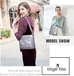 Angelkiss Petites Femmes Sac de corps croisé Purse épaule en cuir pour femmes Hobo Sac avec ceinture réglable