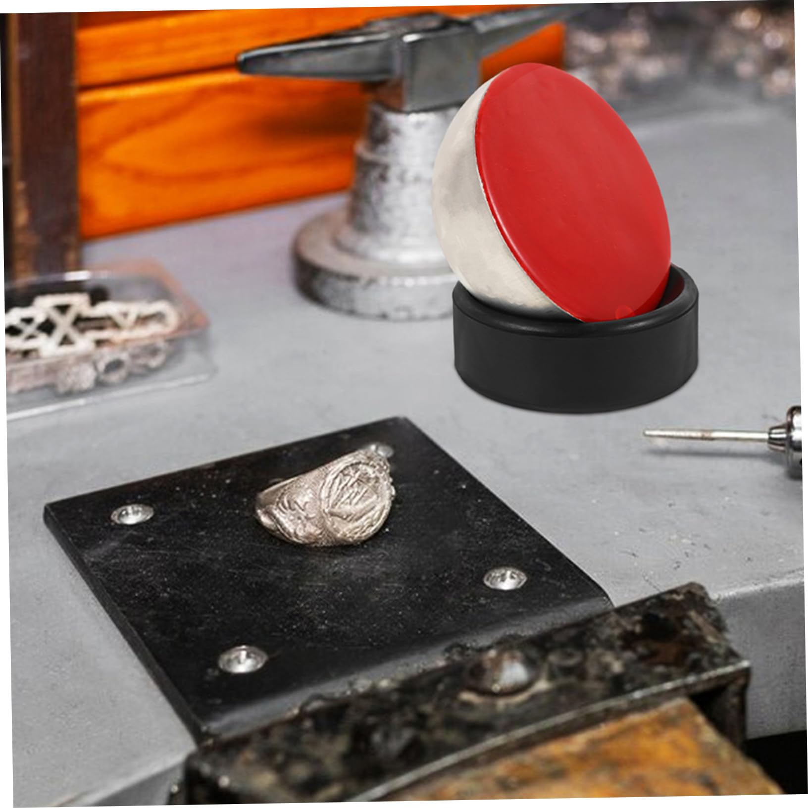 DEARMAMY Herramientas para Microincrustación Joyería con Base Esférica de Bola de Lacre para Sellado y Grabado Herramienta Precisa para Engaste y Pulido de Piedras Joyería Artesanal