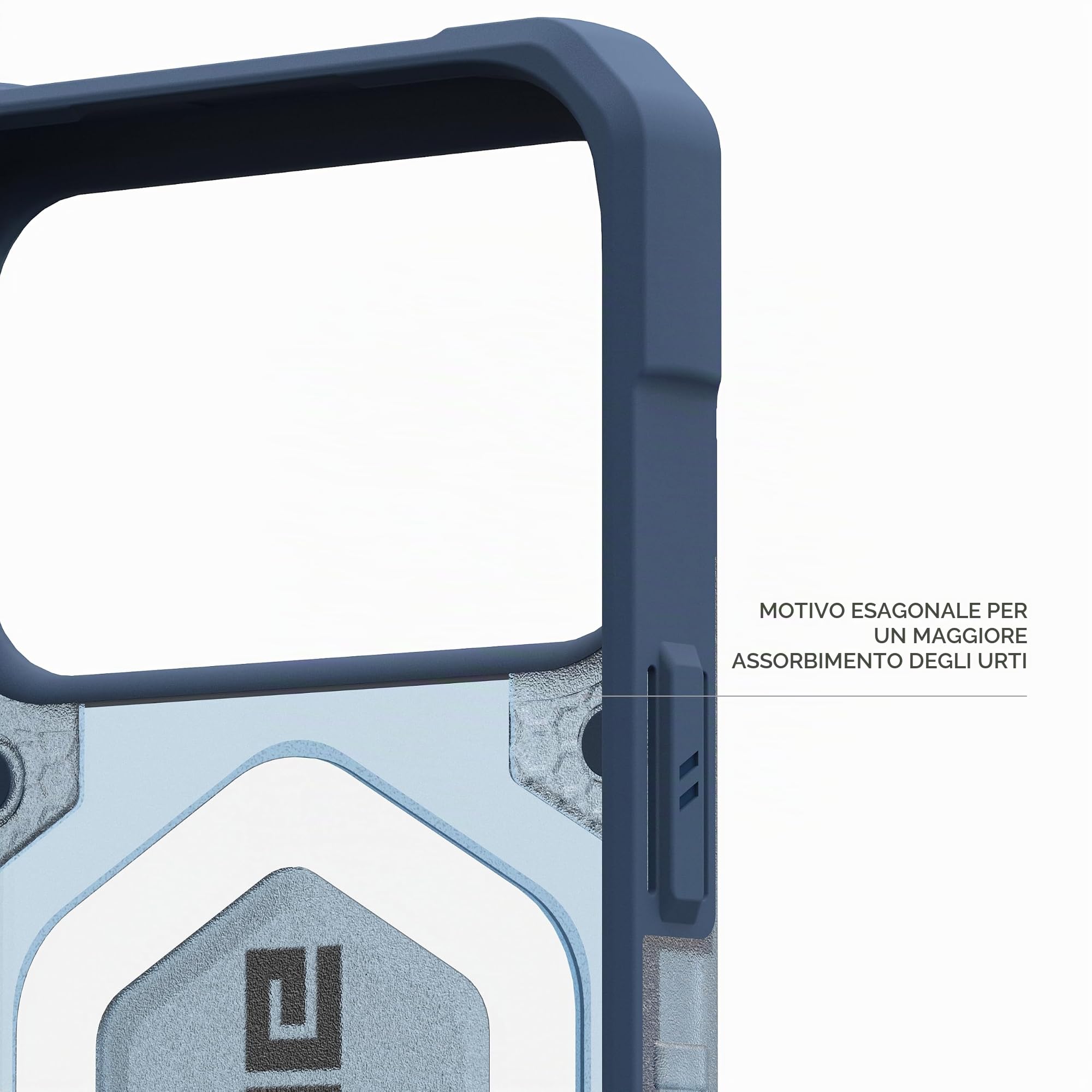 Urban Armor Gear Pathfinder MS Custodia + Cordino iPhone 17 Pro Max | Perfetta aderenza | Resistenza alle cadute di 5,4 m | Modulo magnetico | Bordi rialzati | Tutte le porte accessibili