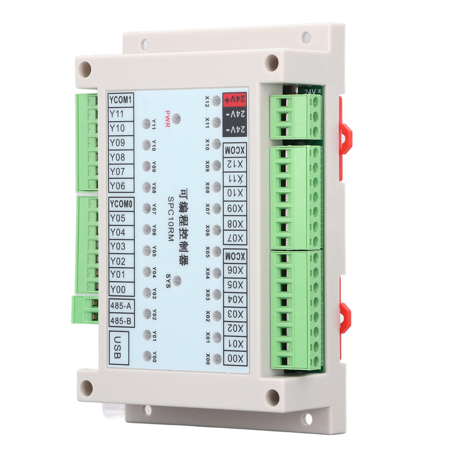 Controlador Lógico Programable PLC, Controlador Programable de Control PLC 13 Entradas 12 Salidas Secuencia Temporización Tiempo Relé Salida Lógica Control, Controles