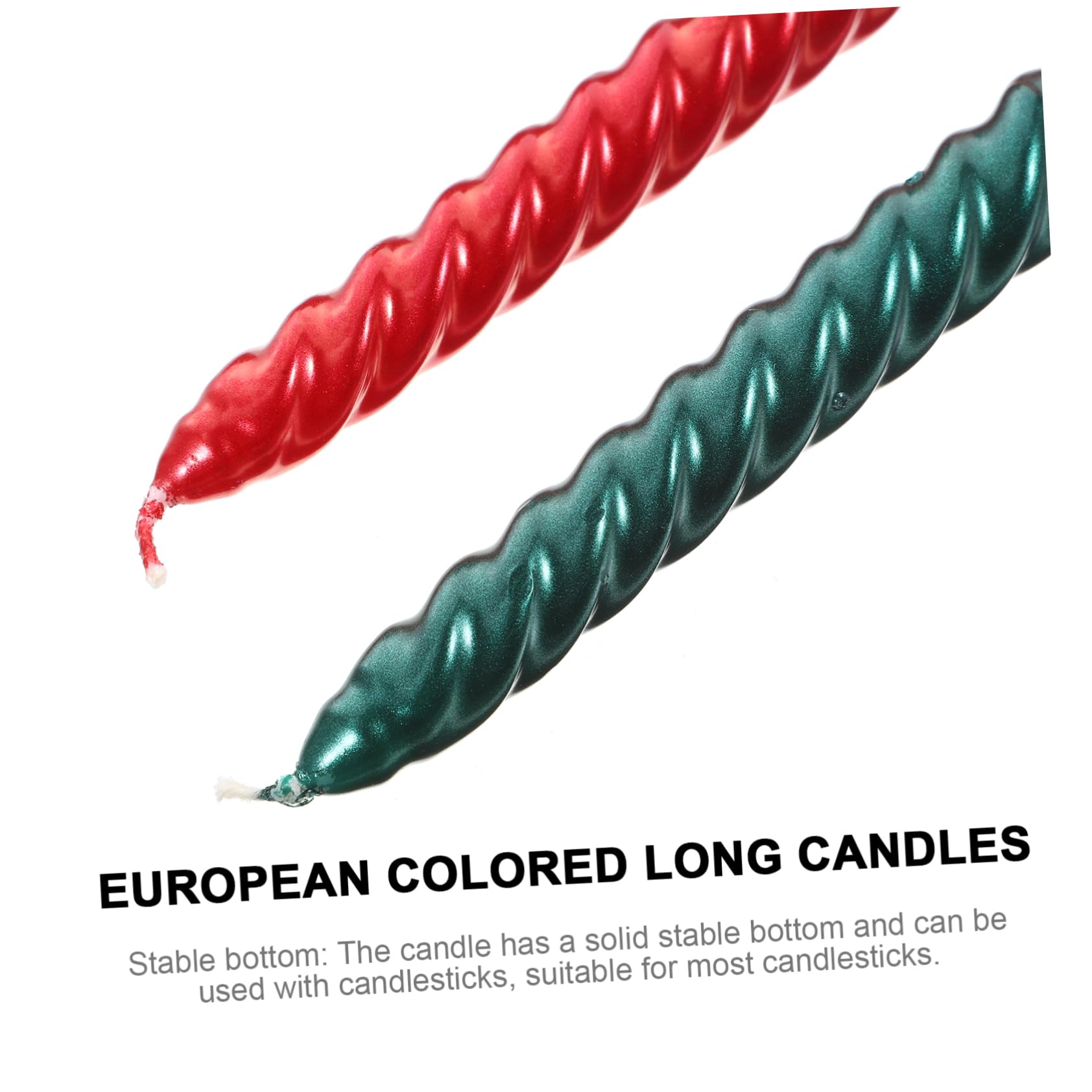 Ciieeo 12pezzi Candele Spirale Lunga Decorative Candela Spirale Per Interni Casa Candela Lunga Per Banchetti Rimozione Cera Candele Accessorio Decorazioni Feste