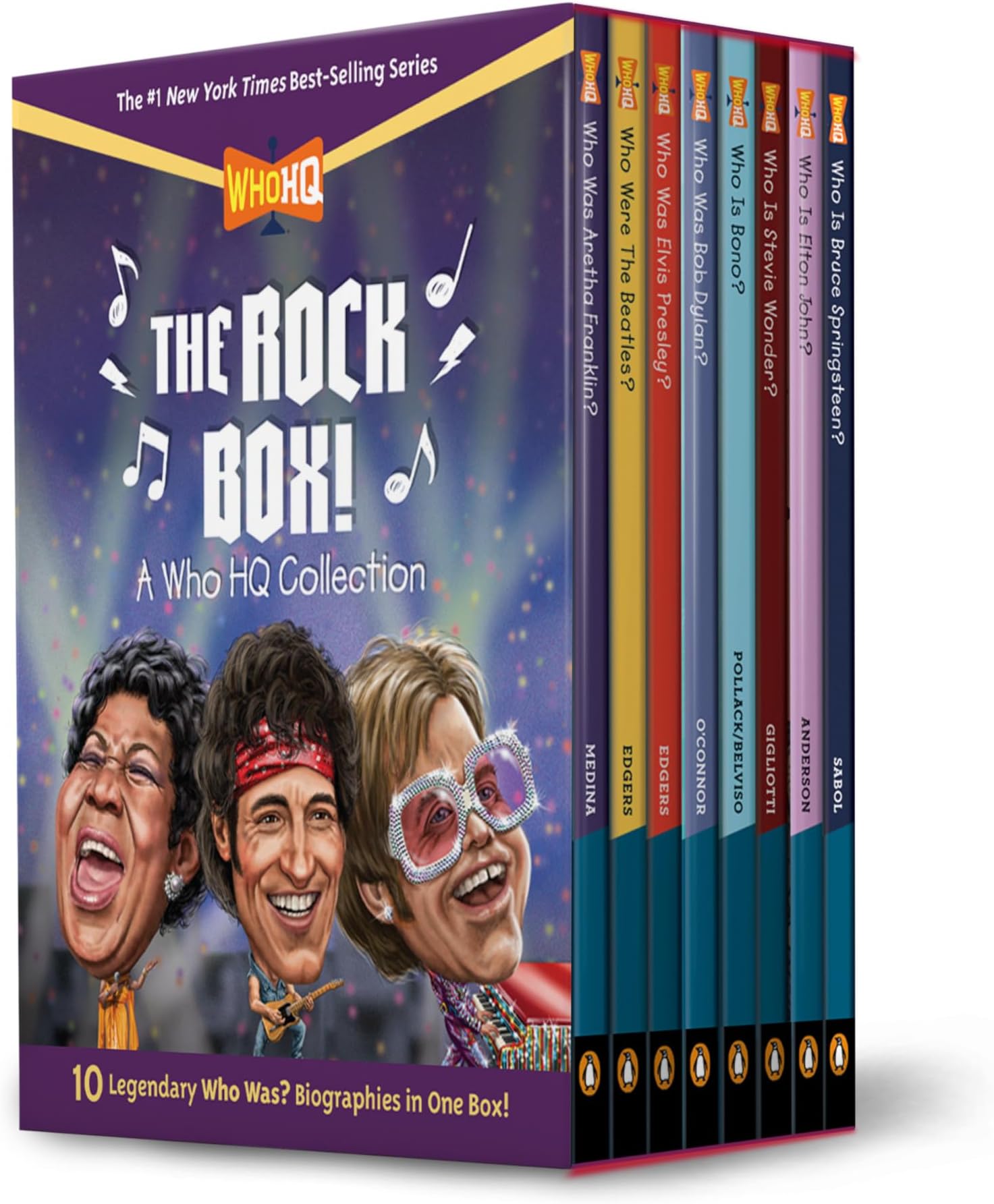 The Rock Box!: A Who HQ Collection: A Who HQ collection of the most influential figures in rock music (Who Was?)