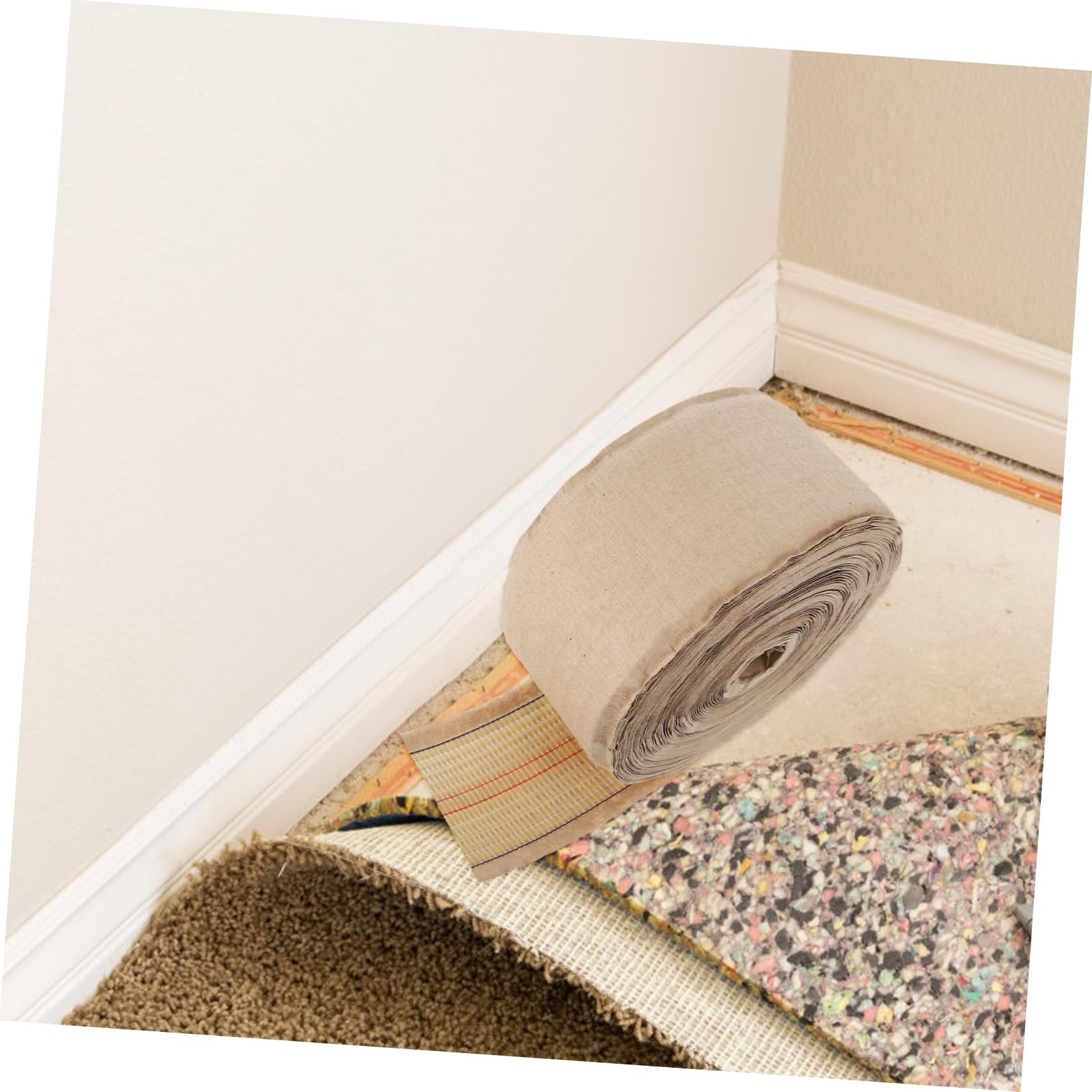 DOITOOL Cinta Adhesiva para Unir Alfombras, Agarre para Alfombras, Tira Térmica de Fibra de Vidrio Adhesivo Activado por Calor para Instalación de Costuras