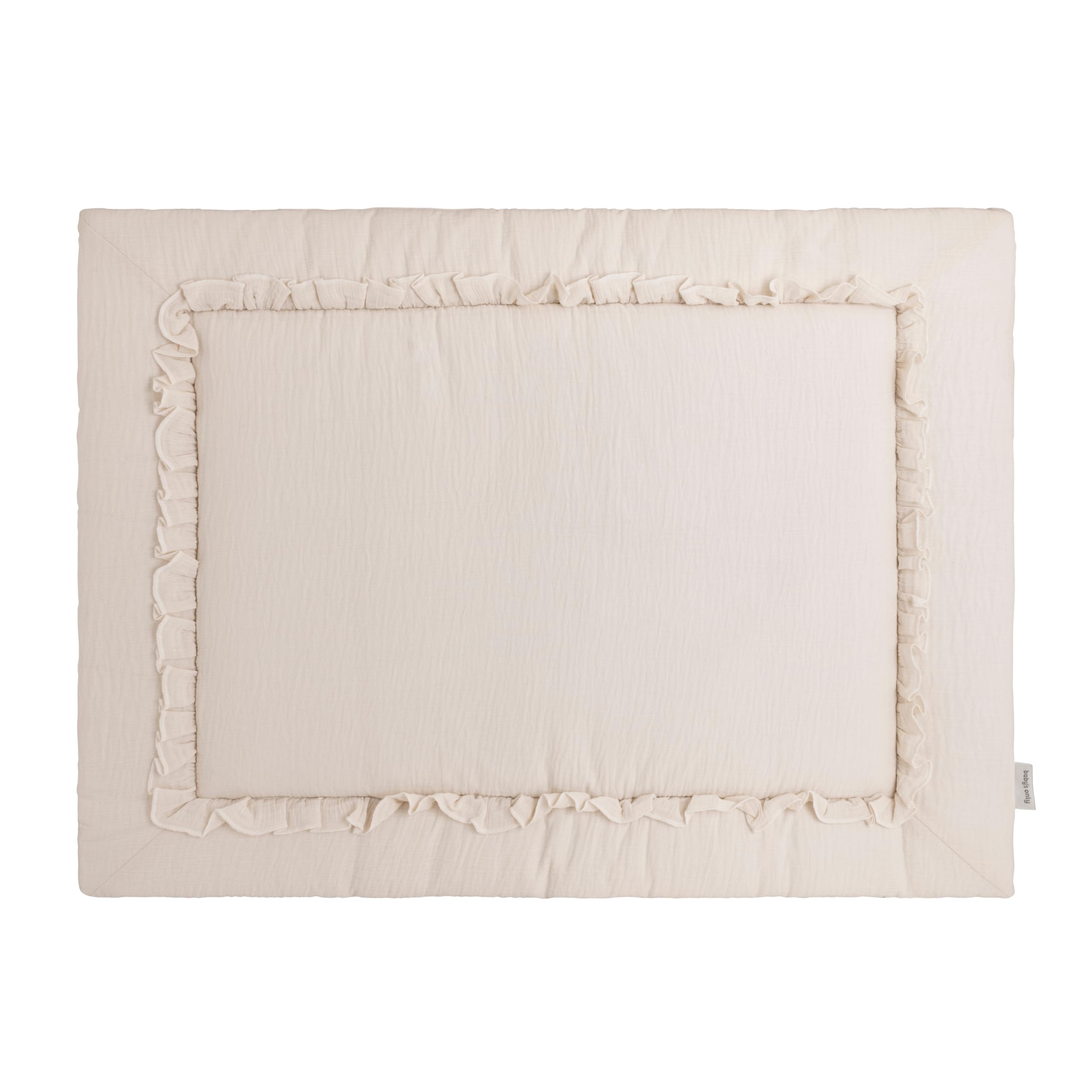 Baby's Only - Laufgittereinlage Calm - Krabbeldecke für Baby - Aus 100% Baumwolle - 75x95 cm - Warm Linen