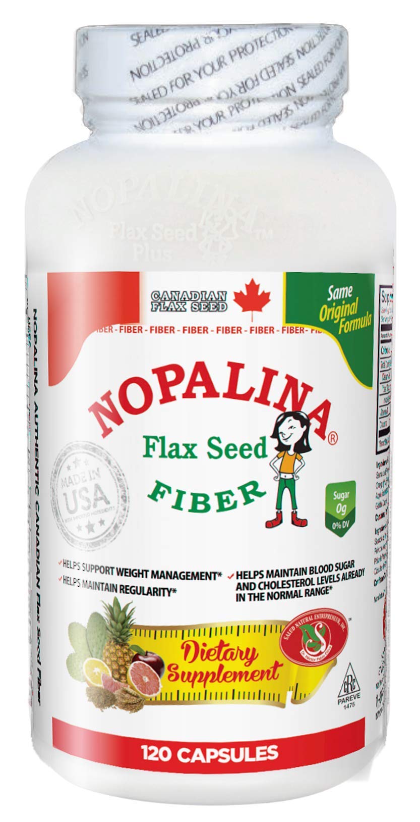 Buy Nopalina Flax Seed Fiber 120 s Online at desertcartUAE