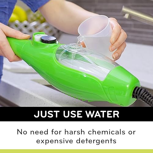 Miniatura 2 de Trapeador de vapor X5 y cabezal de fregona grande, 11 piezas, para limpiar pisos de madera dura y azulejos de cocina, limpiador de lechada,