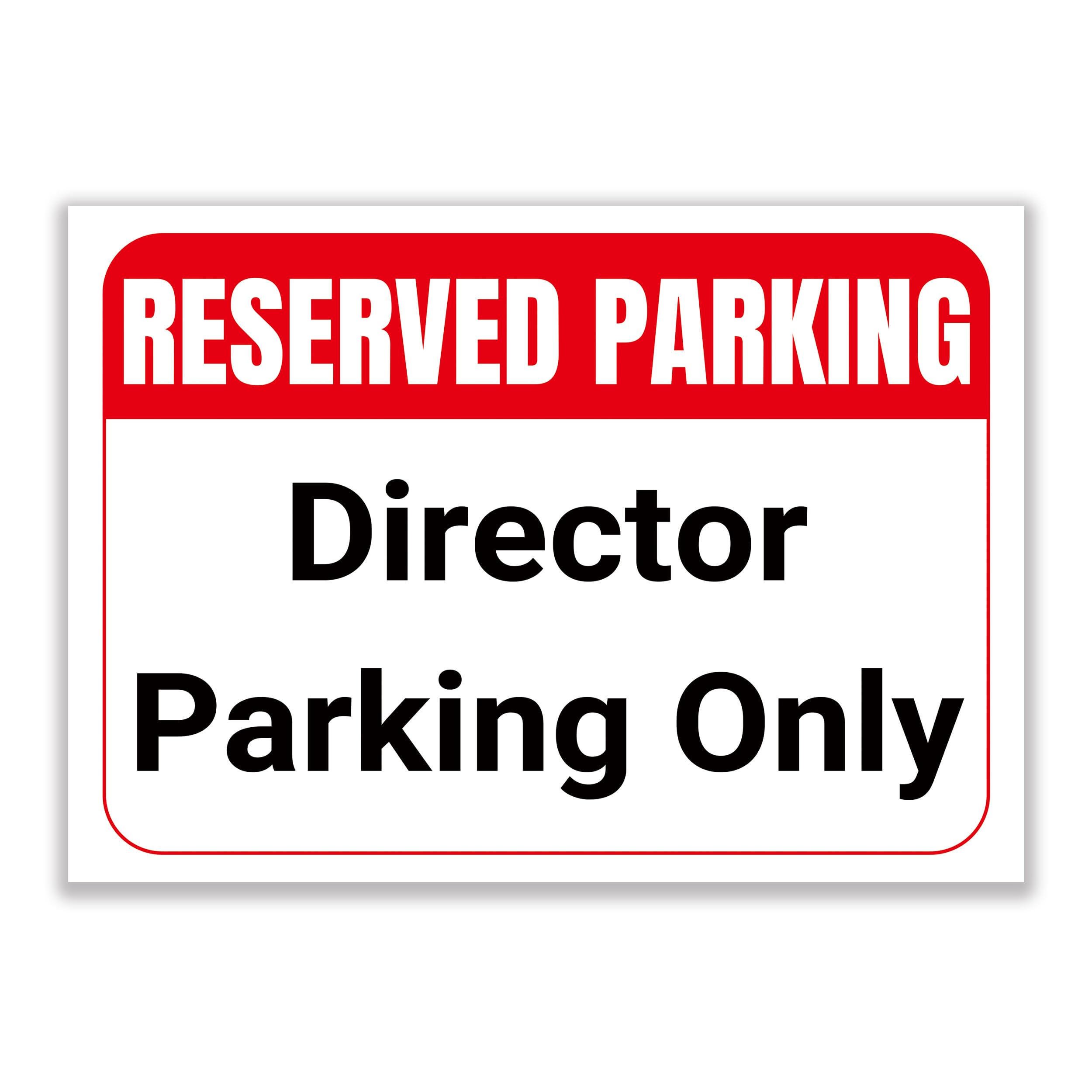 LP Lifestyle Director Reserved Parking Sign – Waterproof PVC Parking Notice for Offices & Businesses, Rust-Free Weatherproof Sign for Driveways & Car Parks No. 365 (A4 (210mm x 297mm) – No Holes)