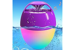 Immersive Poolside Soundscape: Bluetooth Speaker with Captivating Light Show
