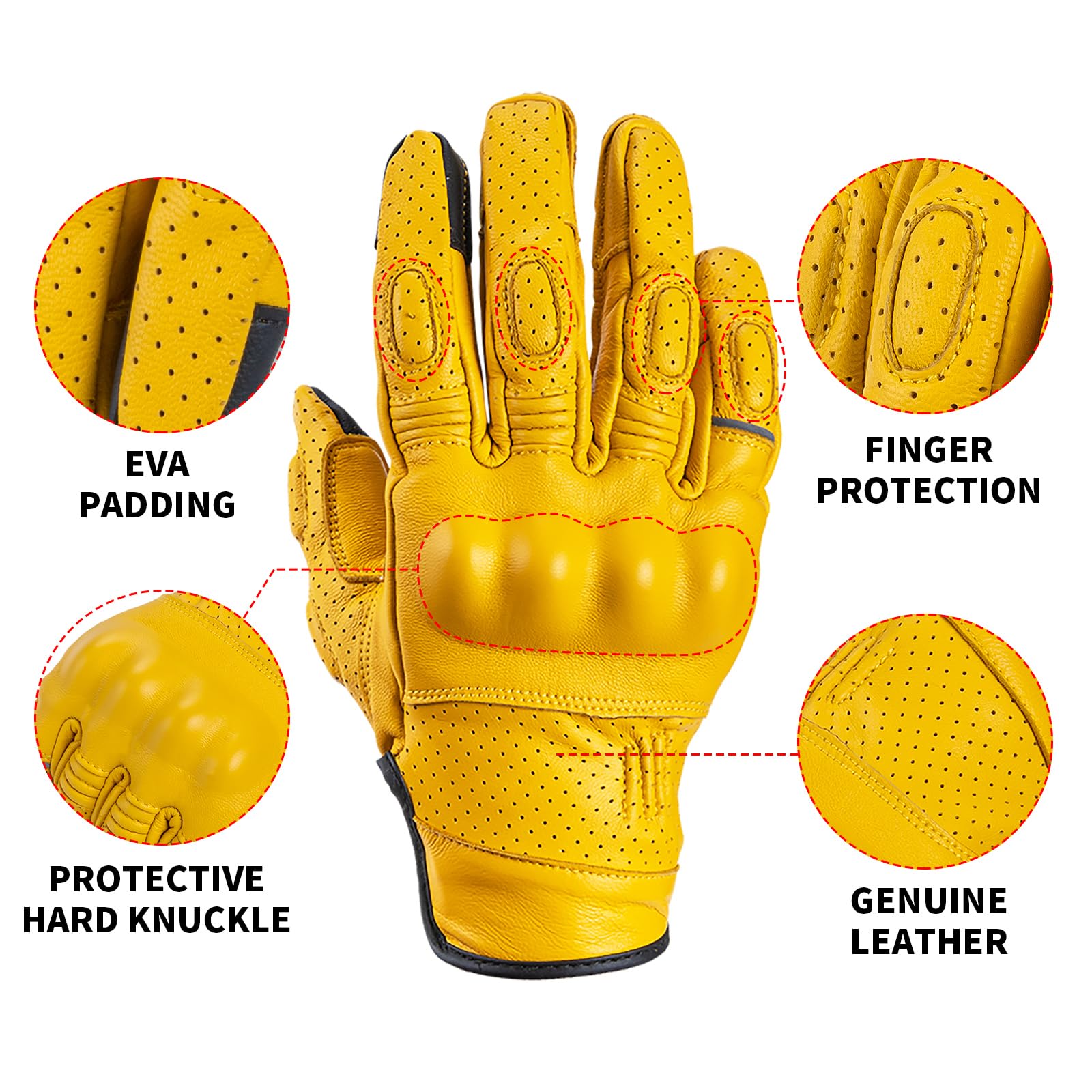 Amazon.com: VCOROS VG20 Genuine Leather Touchscreen Motorcycle