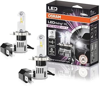 Osram Ledriving Hl Intense H4/H19, White [Energy Class A]