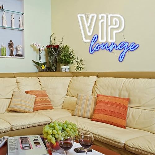 Miniatura 7 de VIP Lounge - Letreros de neón para decoración de pared, letreros de luces de neón VIP para decoración de habitación, letrero de luz LED con