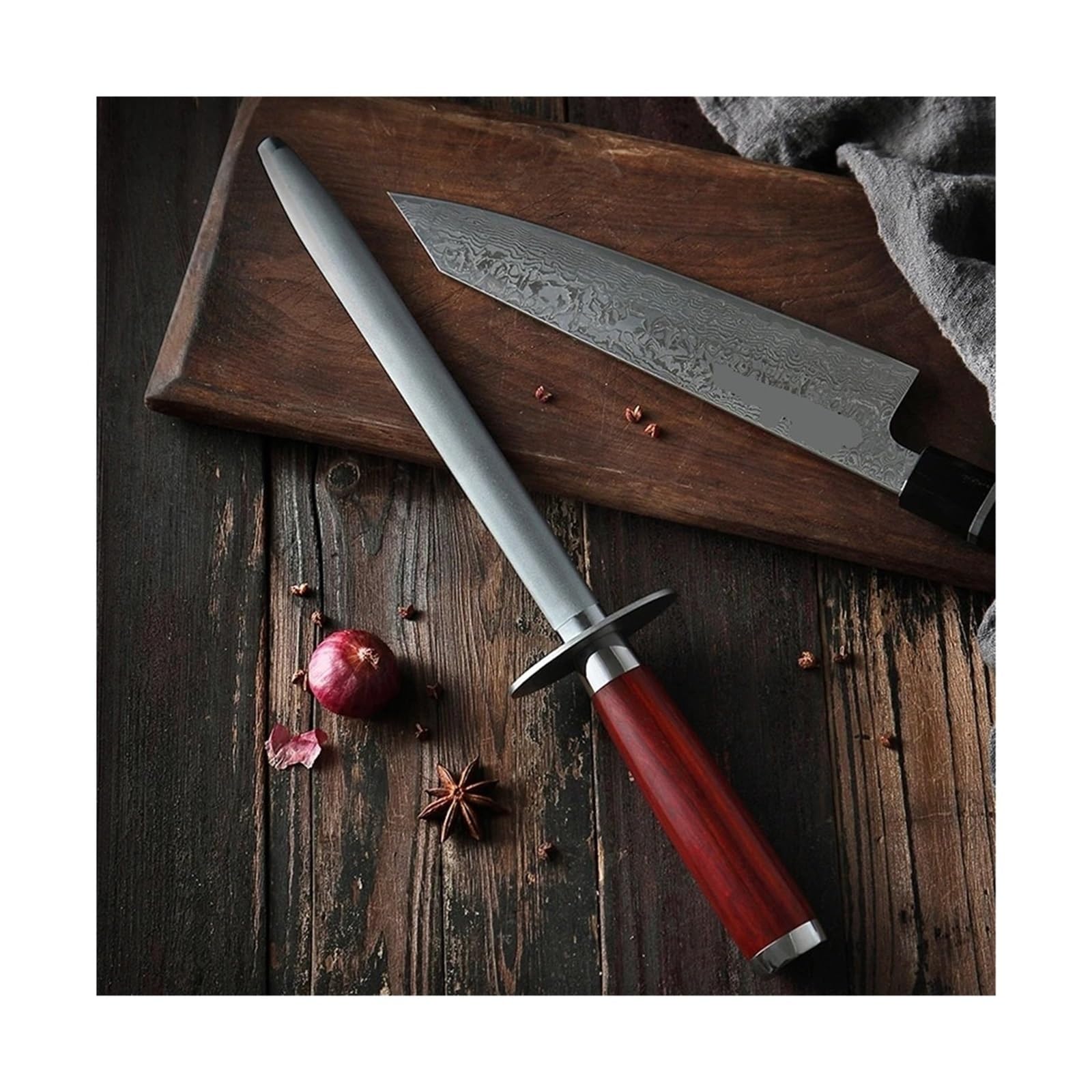 Affilacoltelli for coltelli in acciaio da chef