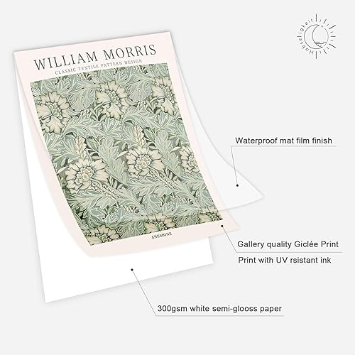 Miniatura 5 de Habseligkeit Impresiones artísticas verdes para pared, decoraciones retro para habitación estética, carteles abstractos para decoración de