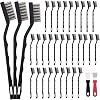 30 PCS Mini Wire Brush Stainless Steel Brush Set,Masonry Brush Wire Bristle for Cleaning Welding Slag and Rust,Curved Handle Brush Stainless Steel, 30
