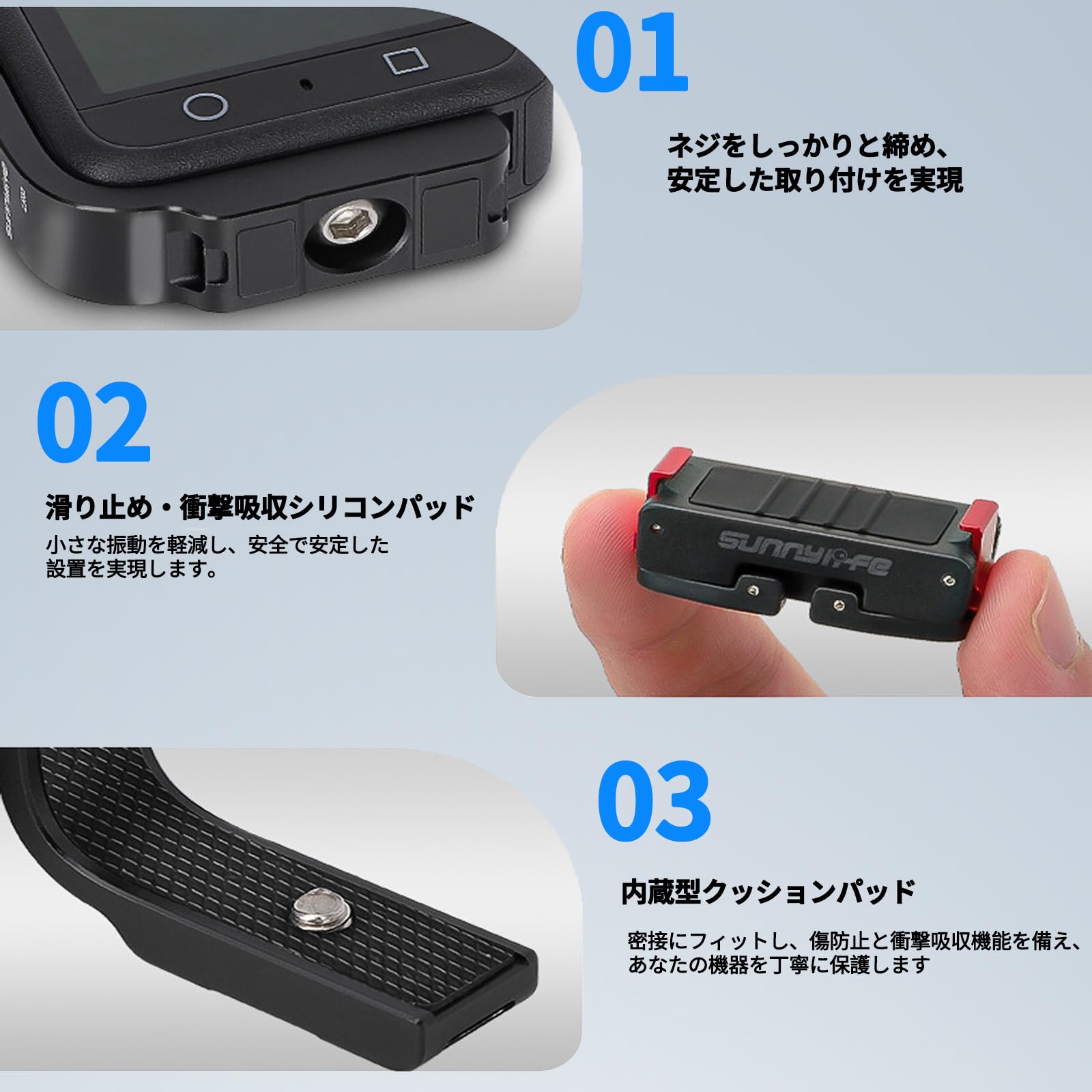Amazon | DJI OSMO 360 縦横マウント OSMO 360 適応磁気マウント 磁気