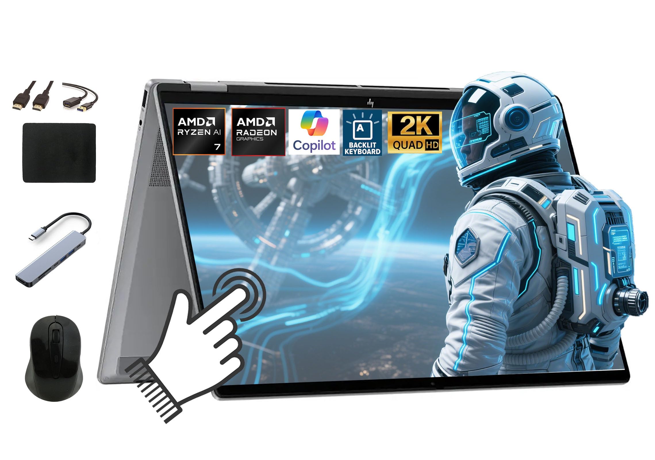 Amazon.com: HP OmniBook X Flip 2 in 1 Copilot+ Laptop, 16