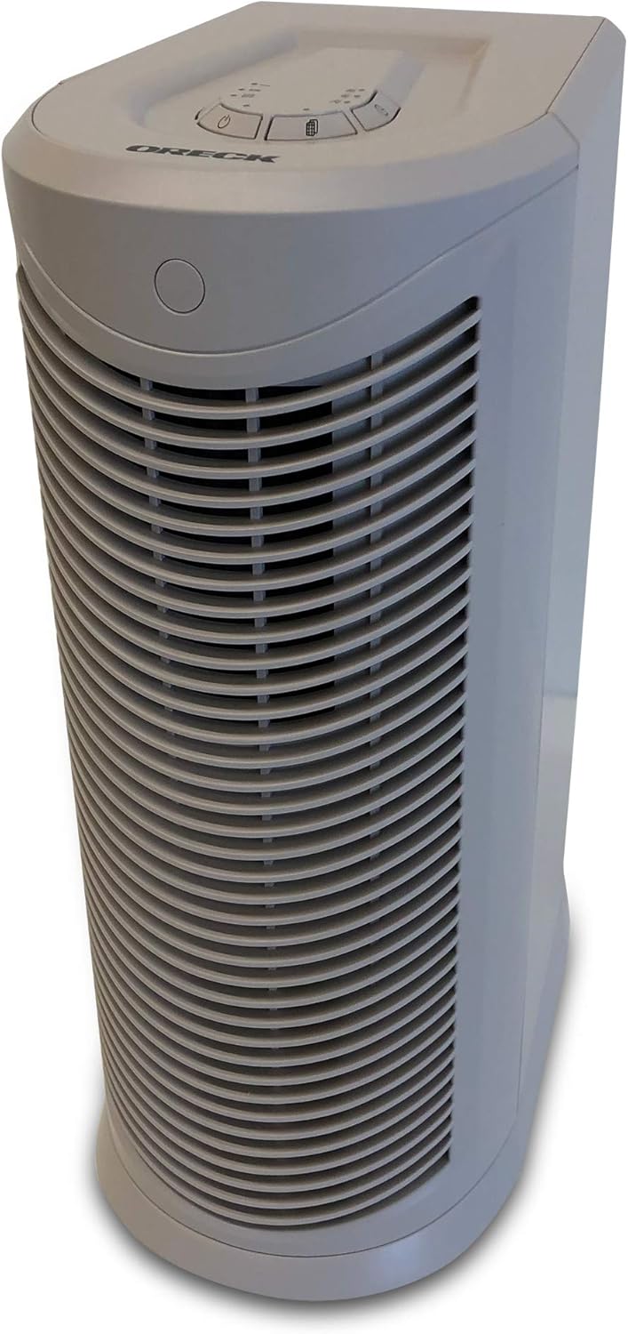 Oreck Air Tower Purifier, with HEPA Filtration, WK17500QPC, Cream