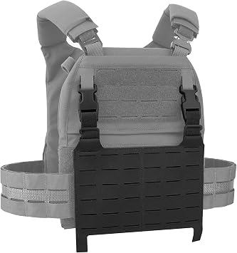 بطاقة PETAC GEAR التكتيكية MOLLE Placard ، تتكيف Slicksters مع لوحة تعليق MOLLE Front Flap