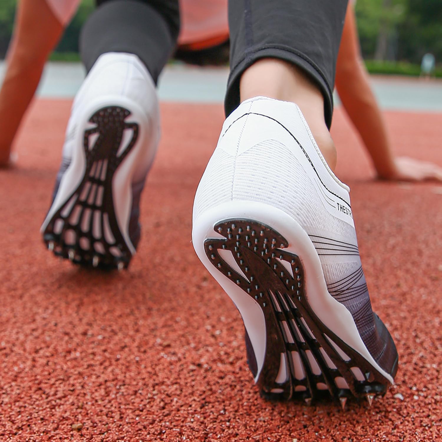 Track and Field Shoes Men Women Kids Spikes Sneakers Track Race Jumping Sneakers Girls Professional Running Nail Spikes Shoes Boys