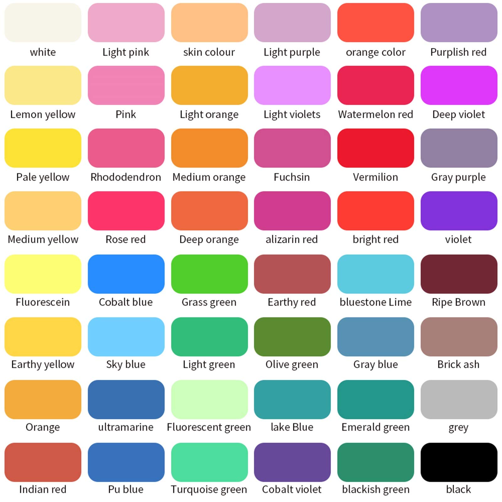 Acquerello, set di pittura acquerello, 48 colori, scatola di acquerello, solido concentrato, perfetto per l'arte di disegno principiante, gli amanti e gli artisti professionisti