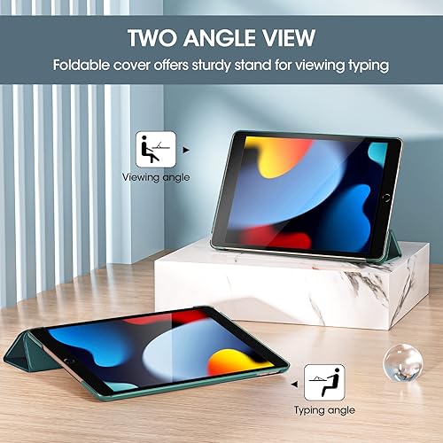 Miniatura 101 de ProCase Funda para iPad de 9ª/8ª/7ª generación de 10.2 pulgadas (versión 2021/2020/2019), funda 10.2 iPad de 9ª/8ª/7ª generación, funda inteligente