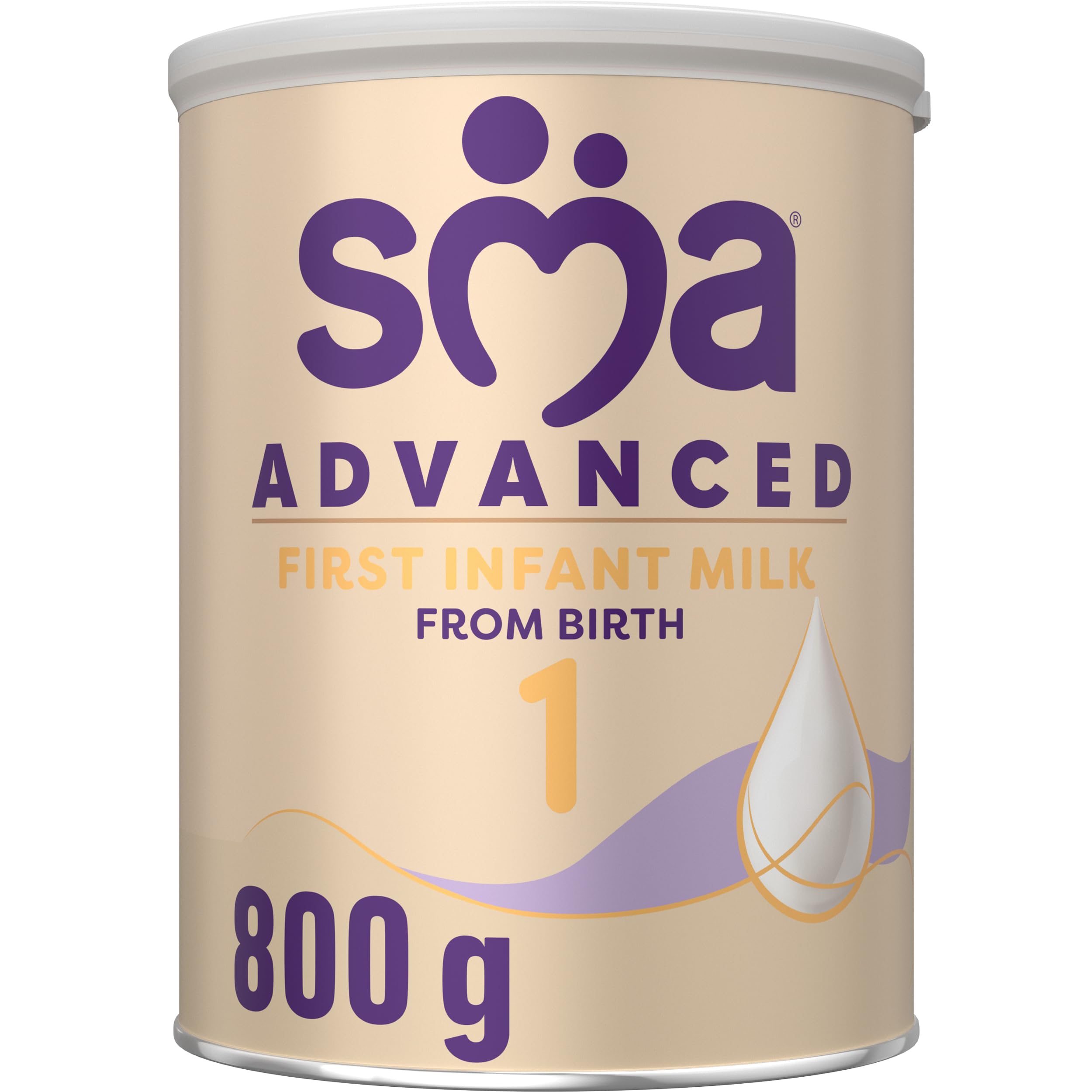 SMA ADVANCED First Infant Baby Milk Powder Formula , From Birth , 800 g (Pack of 1)