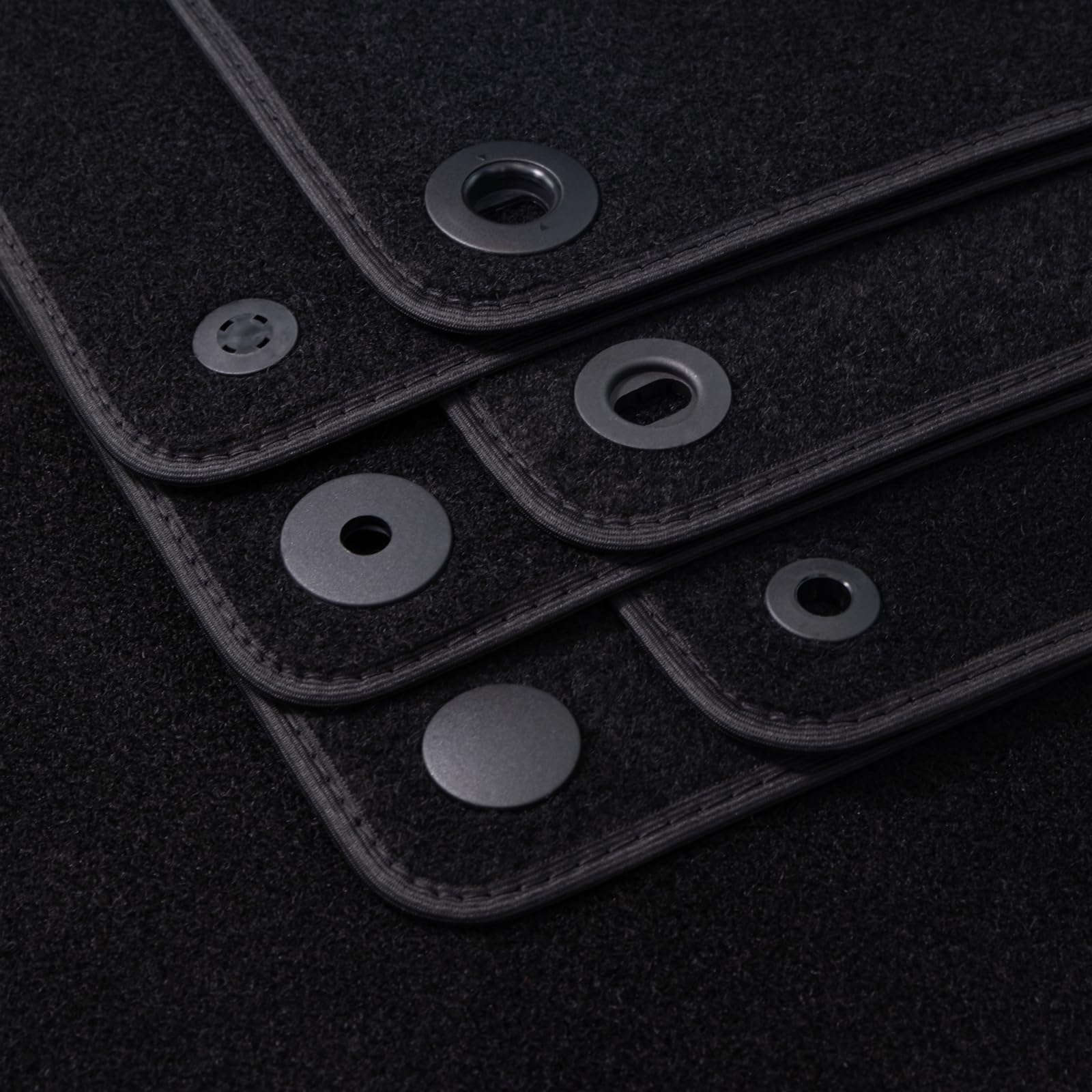 MTM Alfombrillas para Chrysler Grand Voyager V 2008-2017 a Medida Forma Original en Moqueta Antideslizante, cód. One 535