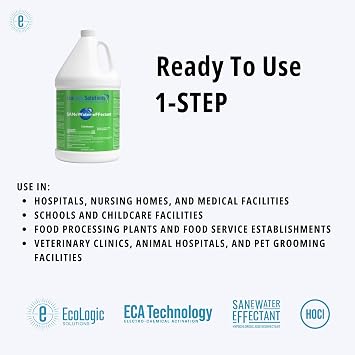 SANeWater-eFFectant: Non-Toxic Hypochlorous Acid (HOCl) (1 Gallon)